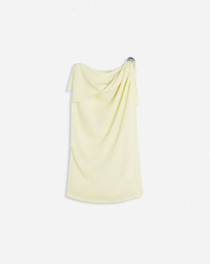 Women Tops Lanvin Arpge Ring Draped Top In Cady Clivia