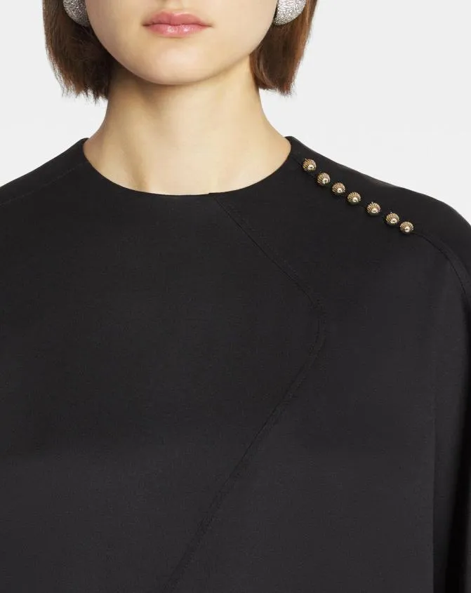 Women Tops Lanvin Cape Top Black Women Tops Lanvin Cape Top Black