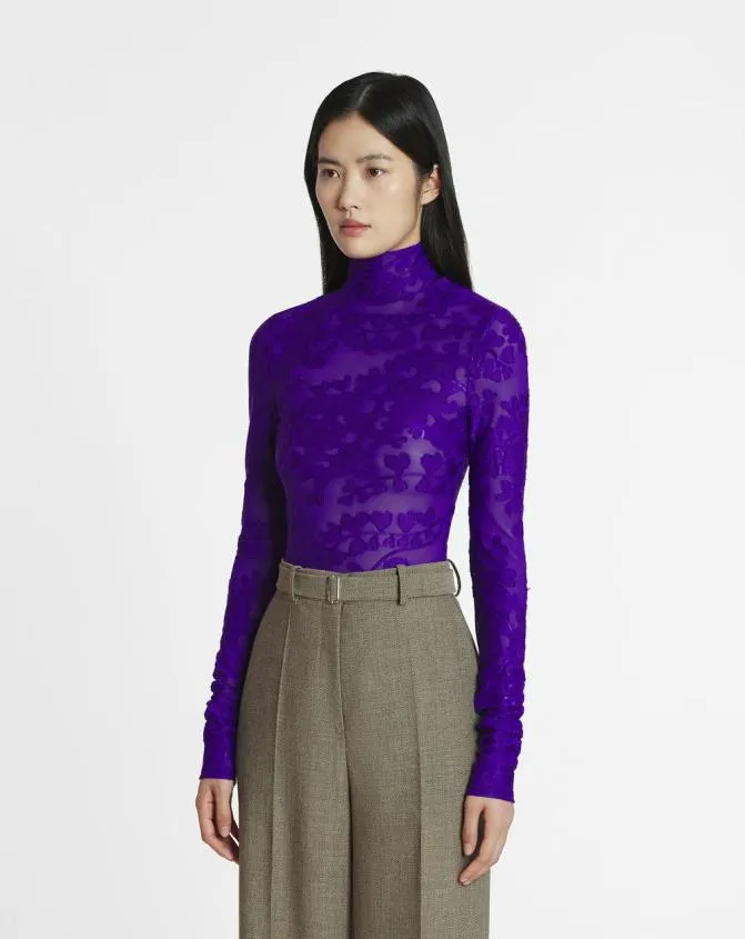 Women Tops Lanvin Jacquard Top Anemone