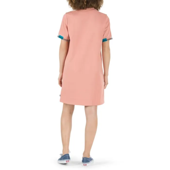Women Vans Hi Roller Tri Check Dress Rose Dawn Dresses