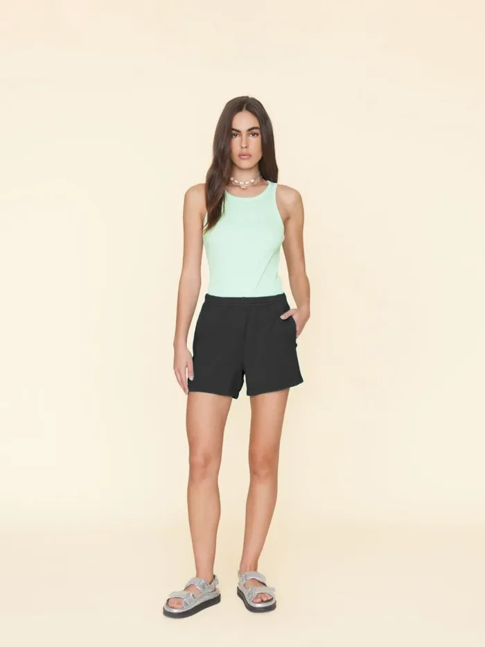 Women Vintage Black Shayne Short Shorts XRENA