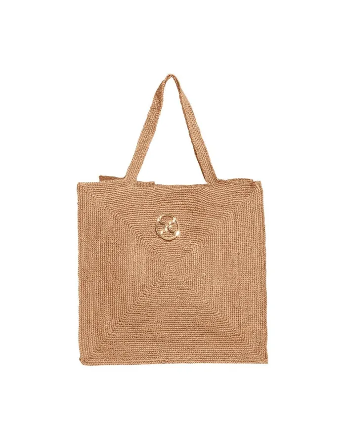 Women ViX Paula Hermanny Bags Raffia Pyramid Bag 8211 Natural