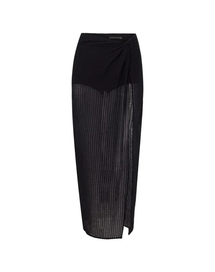 Women ViX Paula Hermanny Bottoms Eug Midi Skirt 8211 Black
