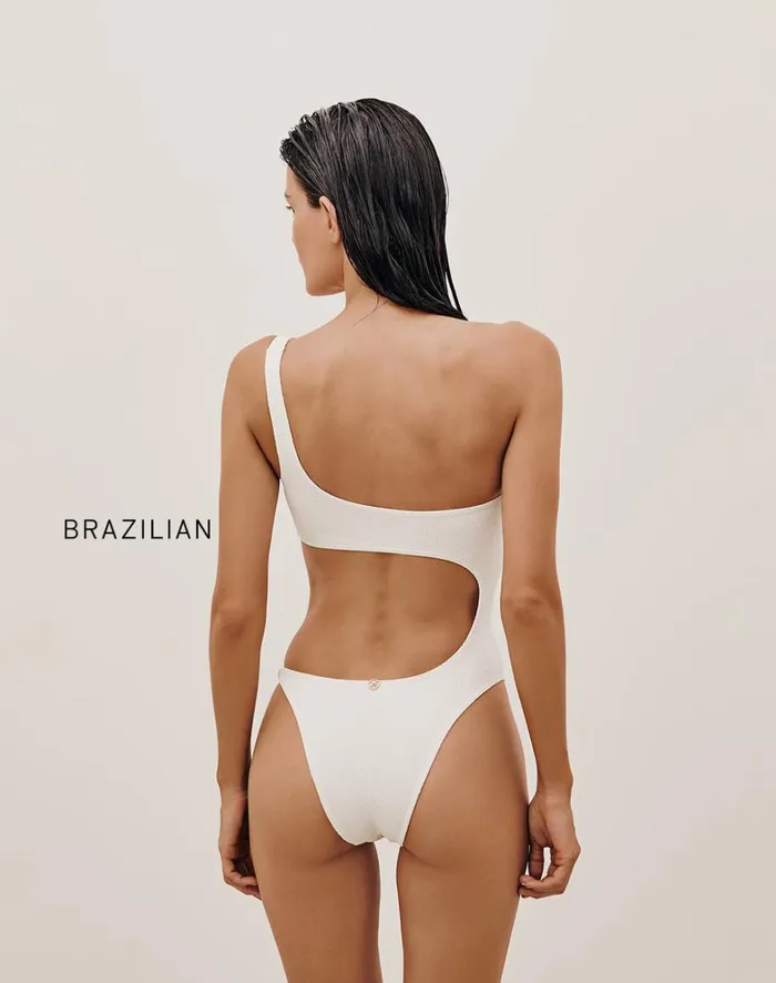 Women ViX Paula Hermanny Bottoms Firenze Martha One Piece 8211 White