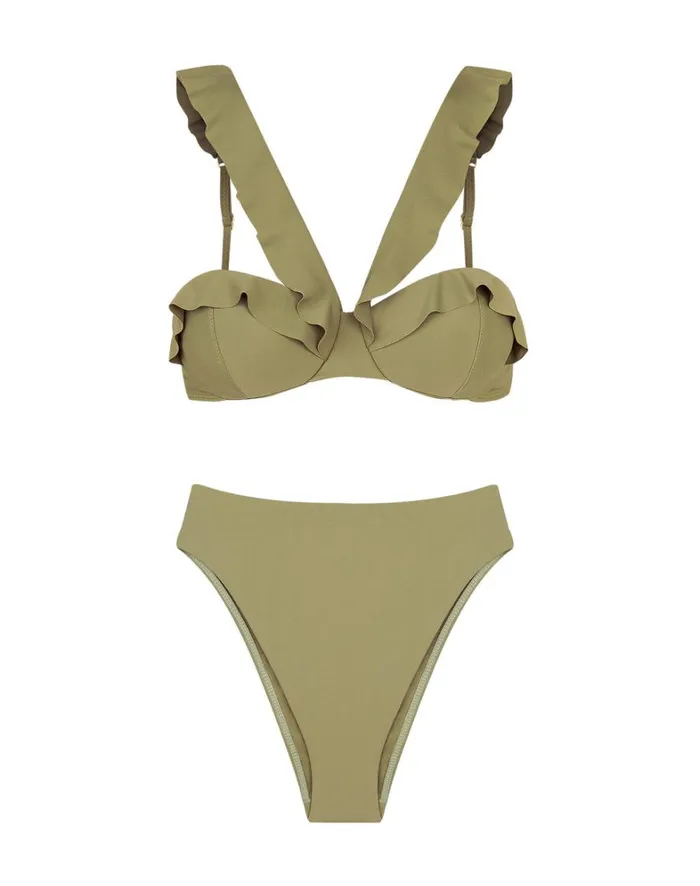 Women ViX Paula Hermanny Bottoms Gigi Hot Pant Bottom 8211 Olivine