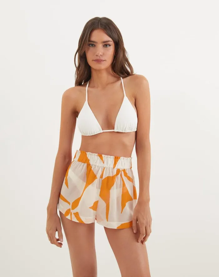 Women ViX Paula Hermanny Bottoms Lana Shorts 8211 Bossa Sunset