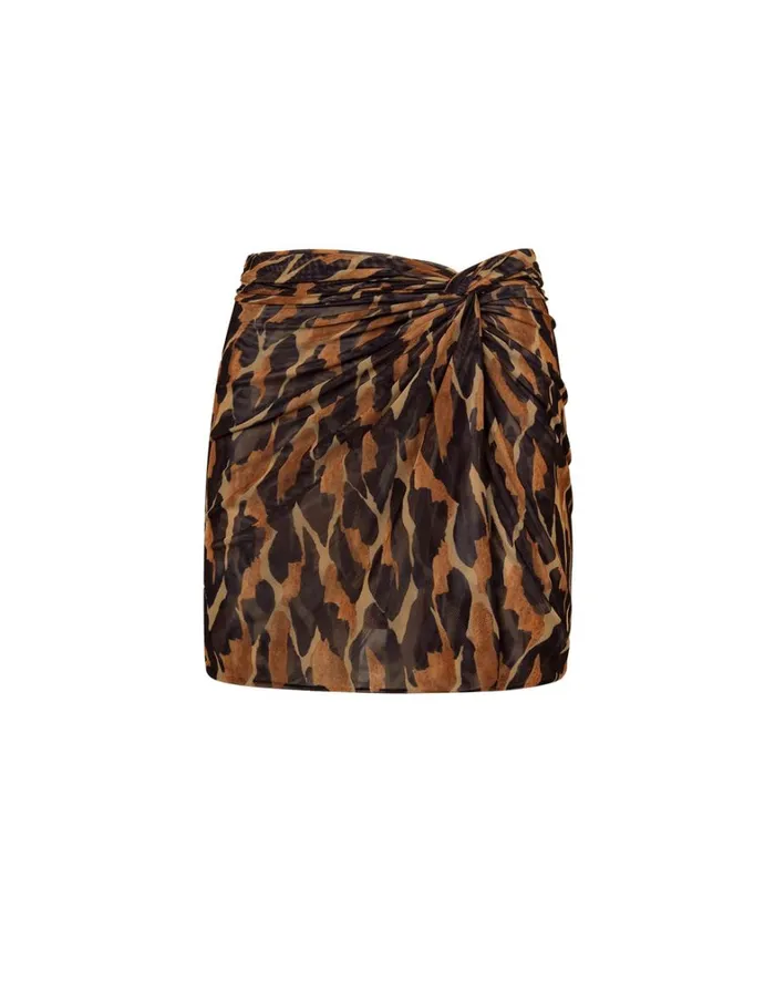 Women ViX Paula Hermanny Cover Ups Karen Mini Pareo Skirt 8211 Camu