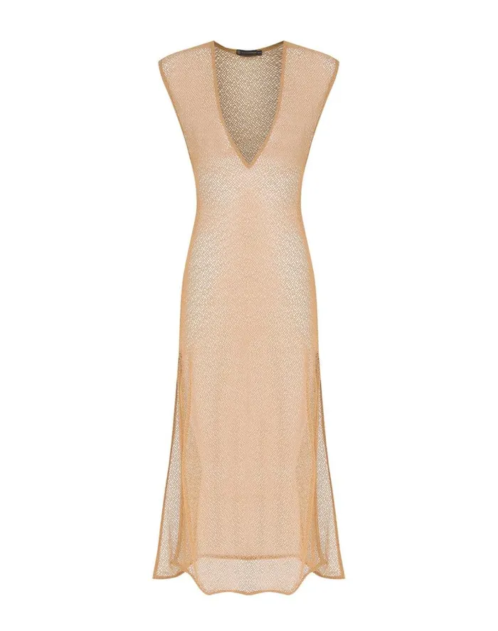 Women ViX Paula Hermanny Cover Ups Kimmy Long Cover Up 8211 Dark Desert