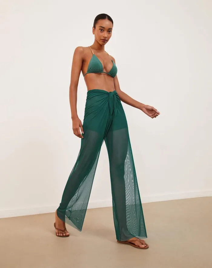 Women ViX Paula Hermanny Cover Ups Pareo Pants 8211 Jasper