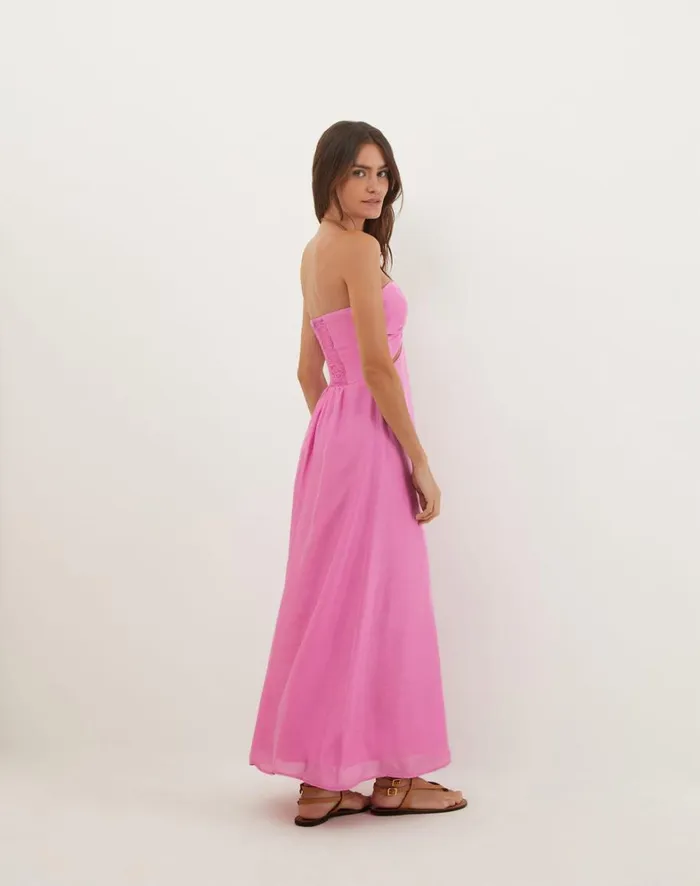 Women ViX Paula Hermanny Dresses Melina Detail Midi Dress 8211 Gerbera