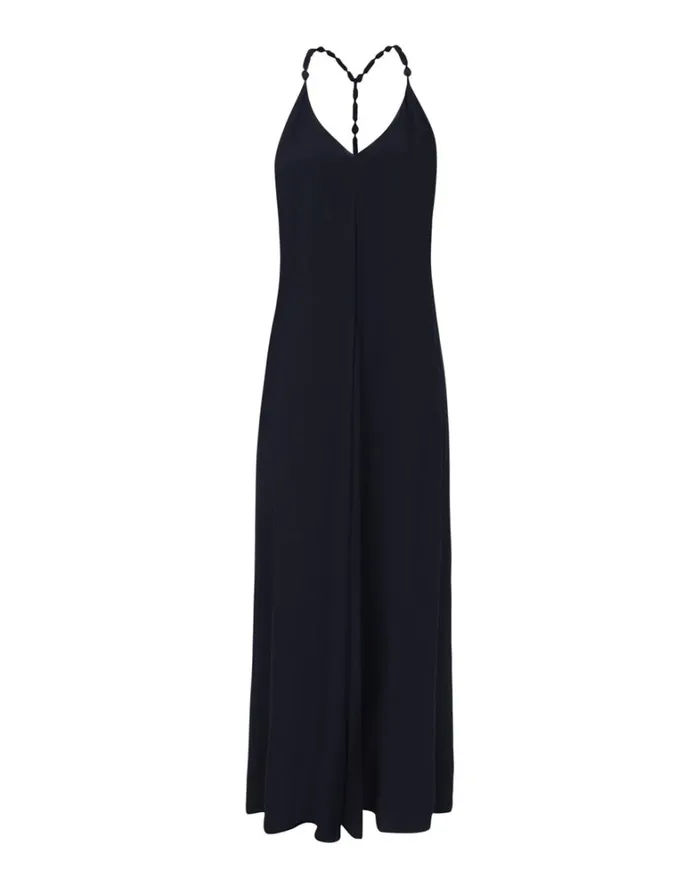 Women ViX Paula Hermanny Dresses Remi Detail Long Dress 8211 Black