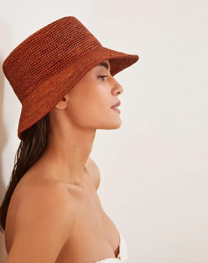 Women ViX Paula Hermanny Hats Bucket Hat 8211 Brick