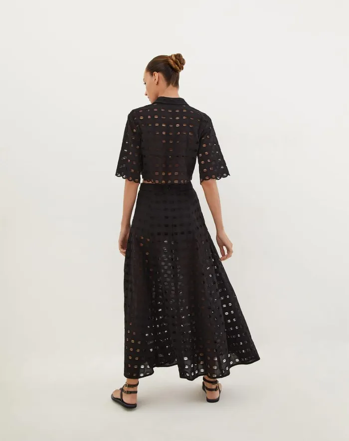 Women ViX Paula Hermanny Matching Sets Lauren Blouse 8211 Black