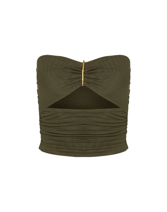 Women ViX Paula Hermanny Tops Fae Top 8211 Evergreen