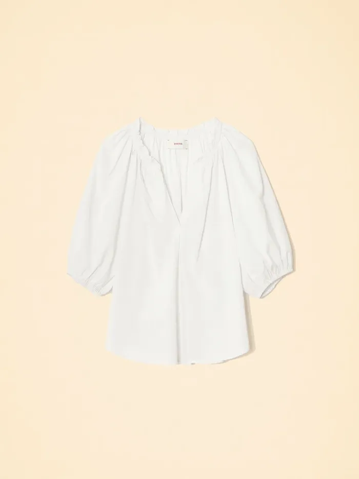Women White Jules Top Tops XRENA Women White Jules Top Tops XRENA