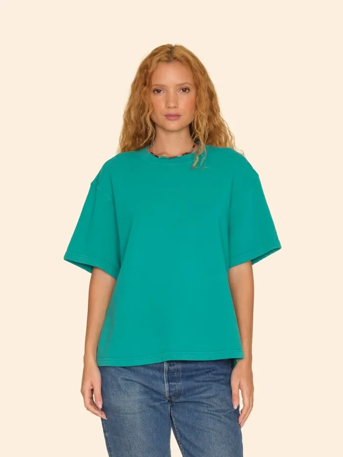 Women XRENA Beryl Green Andye Sweatshirt Sweats and Tees