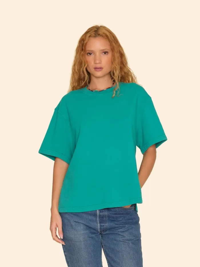 Women XRENA Beryl Green Andye Sweatshirt Sweats and Tees