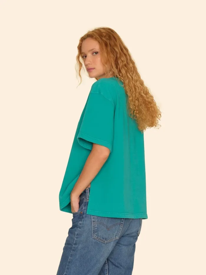 Women XRENA Beryl Green Andye Sweatshirt Sweats and Tees