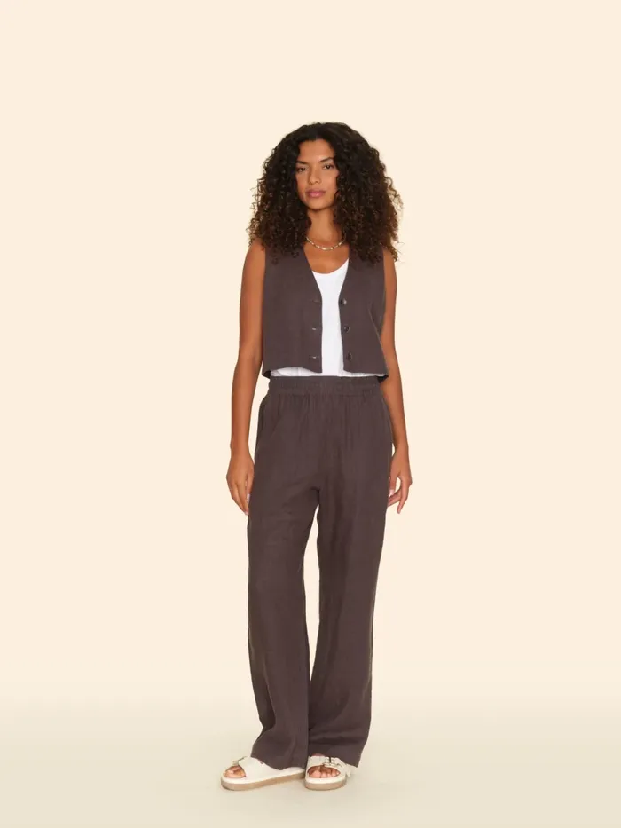 Women XRENA Black Quartz Atticus Pant Pants and Jumpsuits