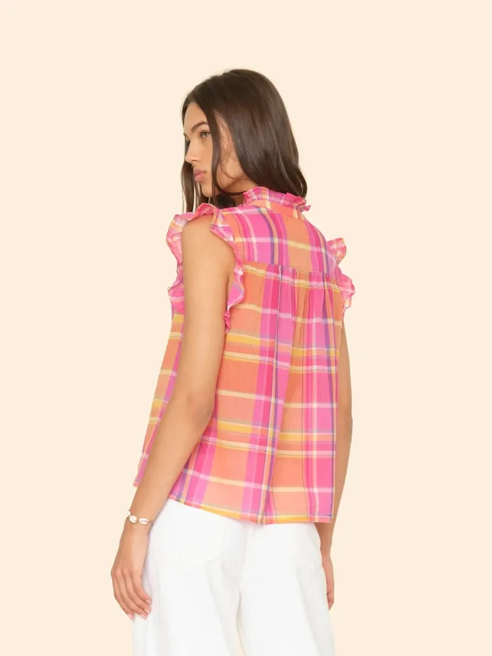 Women XRENA Coral Blaze Brenna Top Tops