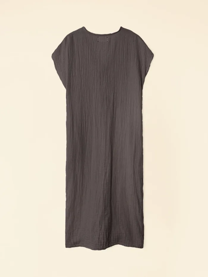 XRENA Dresses Women Charcoal Drue Dress XRENA Dresses Women Charcoal Drue Dress