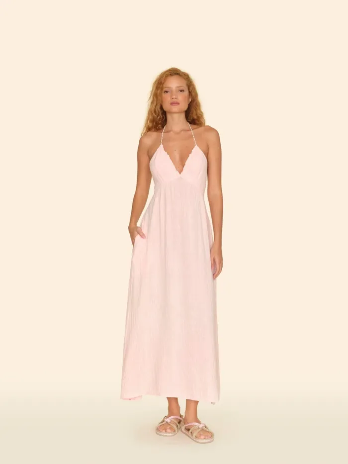 XRENA Dresses Women Pink Blush Maggie Dress
