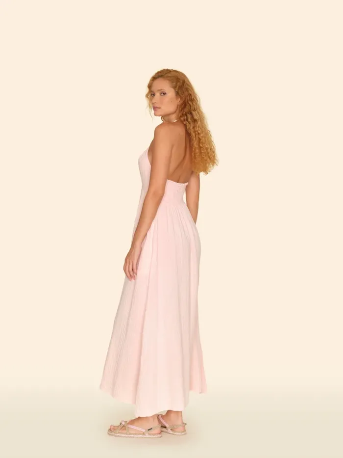 XRENA Dresses Women Pink Blush Maggie Dress XRENA Dresses Women Pink Blush Maggie Dress