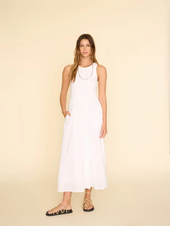 XRENA Dresses Women White Flynn Dress
