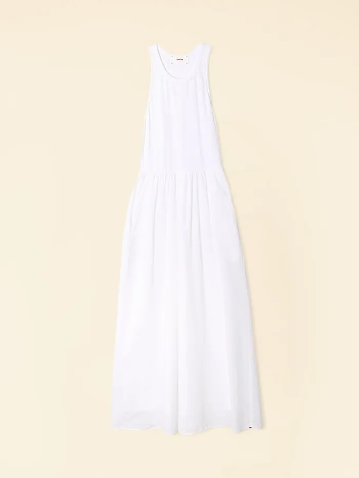 XRENA Dresses Women White Flynn Dress XRENA Dresses Women White Flynn Dress