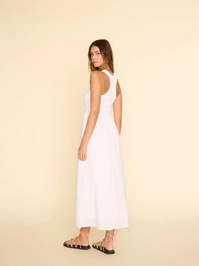 XRENA Dresses Women White Flynn Dress XRENA Dresses Women White Flynn Dress